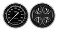 Classic Instruments Autocross Gray 1951-52 Chevy Car Package LS Sending Unit - CH51AXG52-LS