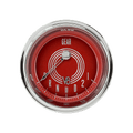 Classic Instruments V8 Red Steelie 2-1/8" Gear SEL W/OD - V8RS06SLF