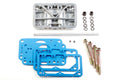 Holley Secondary Metering Block Conversion Kit - Shiny Aluminum - 34-6SA