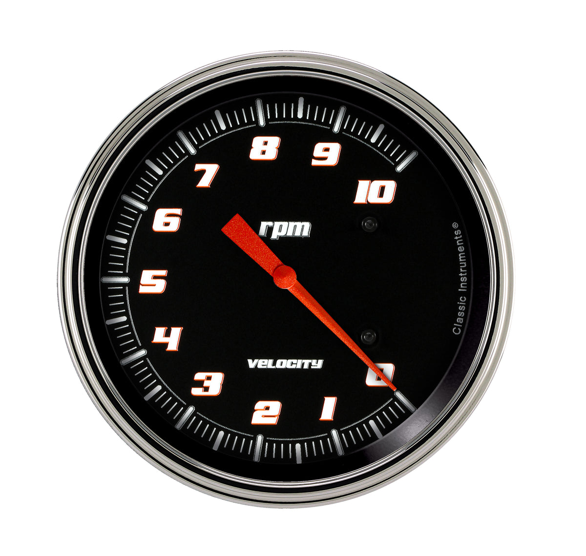 Classic Instruments Velocity Black 5" Tachometer Gauge (10K) - VS71BSLC