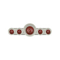 Classic Instruments V8 Red Steelie 1959-1960 Full-size Chevy - CH59V8RS54