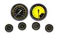 Classic Instruments AutoCross Yellow Six Gauge Set - AX151YBPF