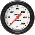 Classic Instruments Velocity White 2-5/8" Boost Gauge (30 PSI) - VS342WBPF