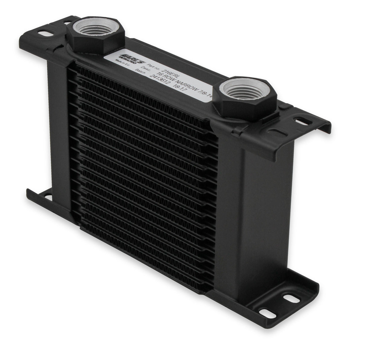 Earl’s UltraPro Oil Cooler - Black - 19 Rows - Narrow Cooler - 219ERL