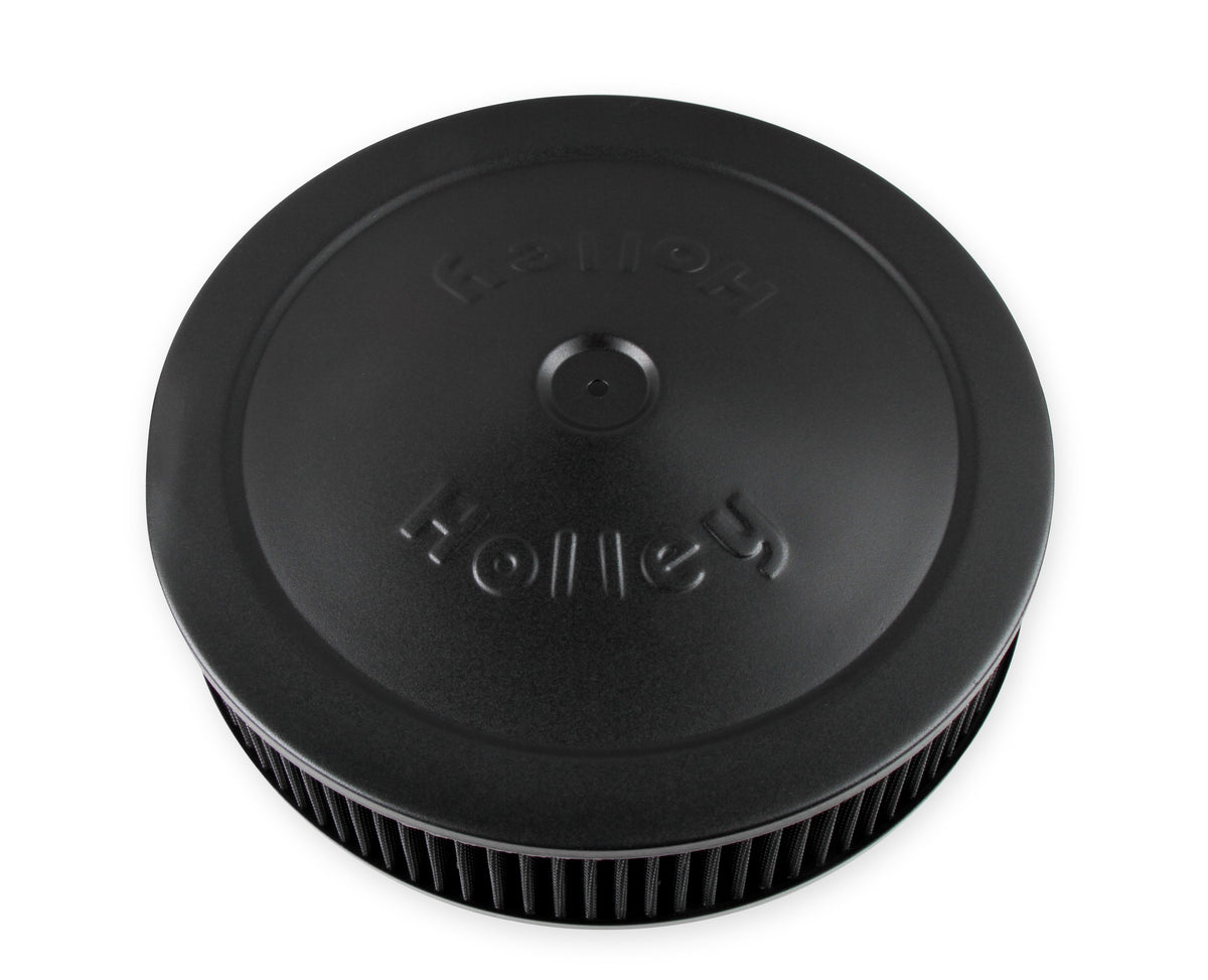 Holley Air Cleaner 14" Black - 120-102B