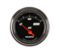 Classic Instruments Velocity Black 2-1/8" Oil Pressure / (100 PSI) - VS81BSLC