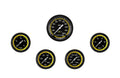 Classic Instruments AutoCross Yellow Five Gauge Set - AX300YBLF