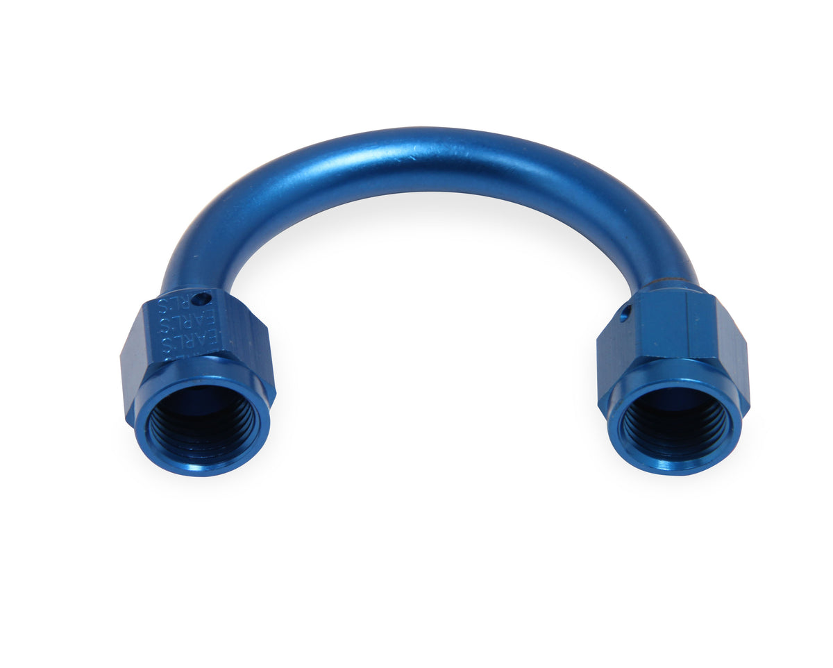 Earl’s 180 Degree -6 AN Female to Female Swivel w/ 1-1/2" Bend Radius - 918106ERL