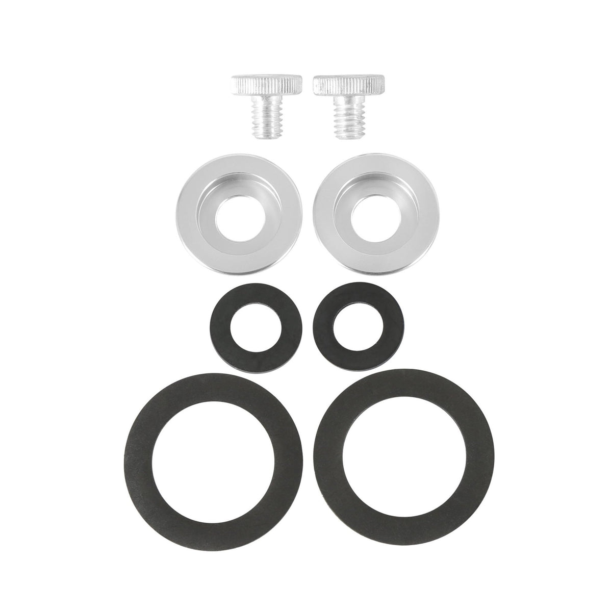 Stilo Colored Visor Screw Kits Silver - YA0817