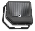 Mr. Gasket Transmission Oil Pan - Black Aluminum - 9795BMRG