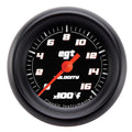 Classic Instruments Velocity Black 2-1/8" Pyrometer Full Sweep Gauge - VS198BBPF