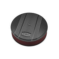 Holley Vintage Series GM Licensed Air Cleaner - Satin Black Machined - 120-172