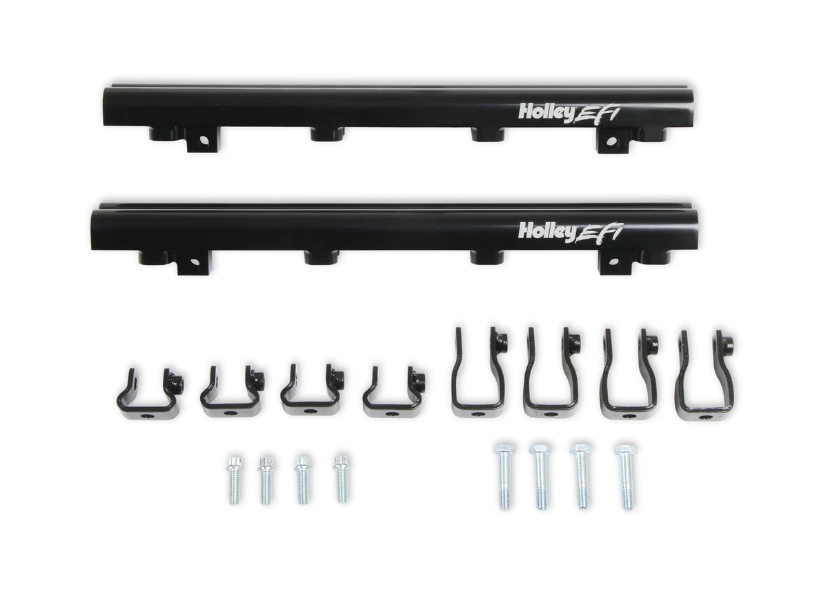 Holley EFI Replacement Fuel Rail Kit For Lo-Ram Dual Injector Manifolds - 534-261