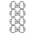 MSD Seal Port Kit For Airforce Manifold Pn 2701-2702 - 2710