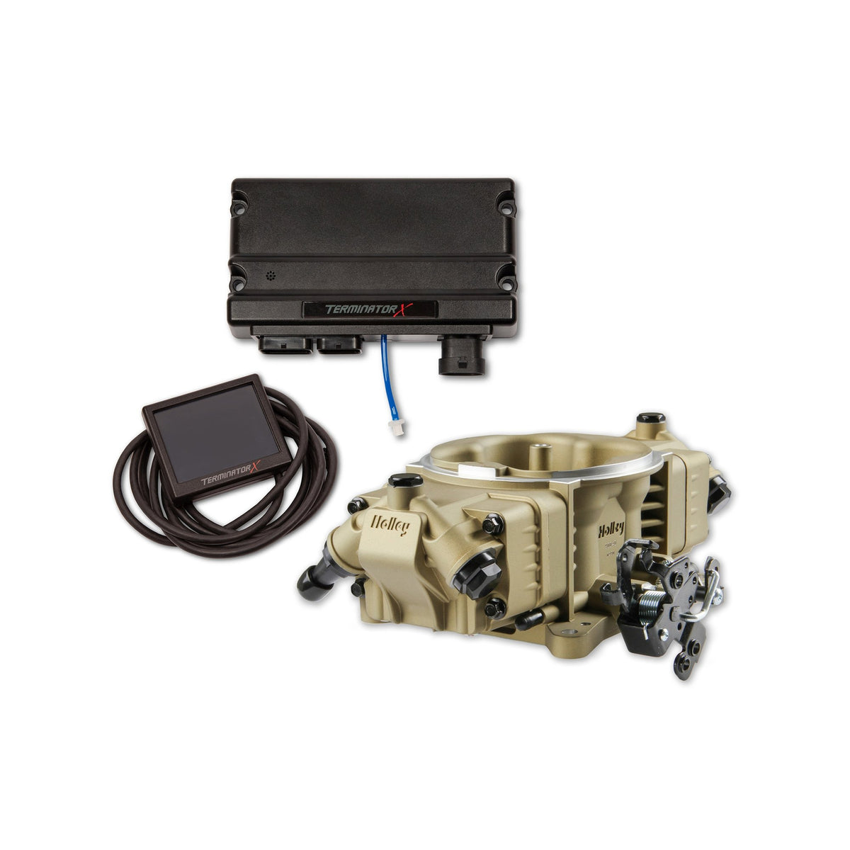 Holley EFI Terminator X Stealth GM LS 4150 - Gold - 550-1022