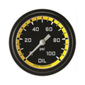 Classic Instruments Autocross Yellow 2-5/8" Oil Pressure Gauge - AX381YBLF