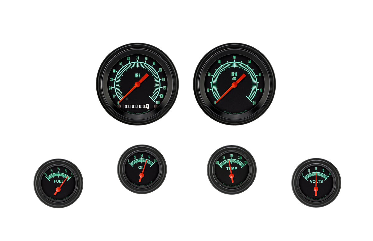 Classic Instruments G/Stock Six Gauge Set - GM - GS01BLF