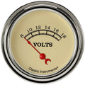 Classic Instruments Vintage 2-5/8" Volt Gauge - VT230SLF