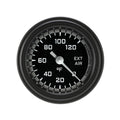 Classic Instruments Autocross Gray 2-1/8" External Air Tempature Gauge - AX199GBLF