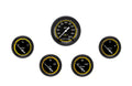 Classic Instruments AutoCross Yellow Five Gauge Set - AX200YBPF