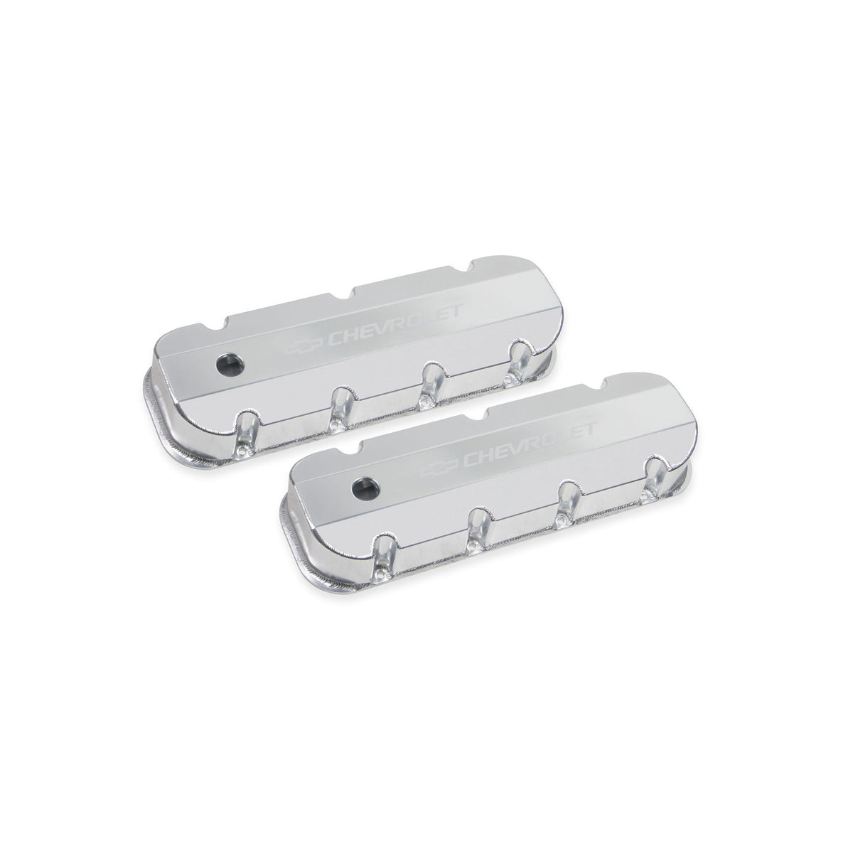 Holley GM Licensed Valve Cover - Track Series
- BBC - Fabricated Aluminum - Silver - 241-280