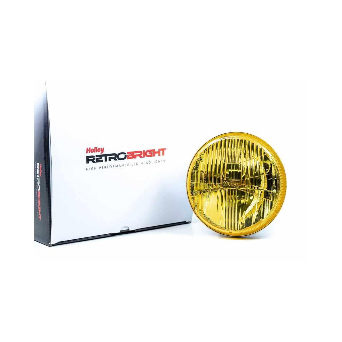 Holley RetroBright LED Forward Light -Yellow Lens Housing Only,Sold Individually - LFRB175