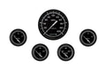 Classic Instruments AutoCross Gray Five Gauge Set - AX254GBLF