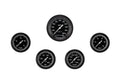 Classic Instruments AutoCross Gray Five Gauge Set - AX300GBLF