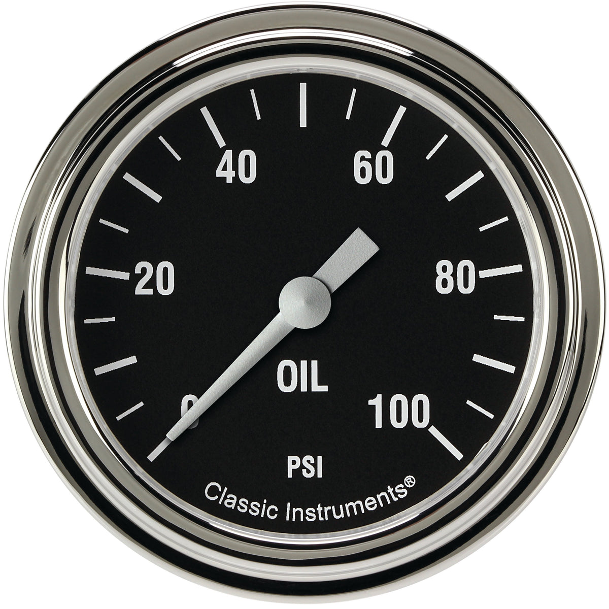 Classic Instruments Hot Rod 2-5/8" Oil Pressure Gauge - HR381SLF