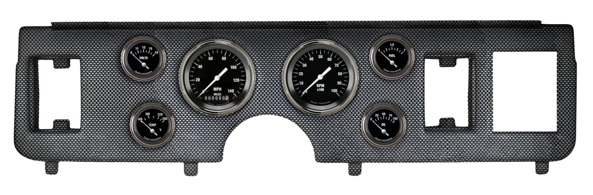 Classic Instruments 1979-86 Mustang Hot Rod 6 Gauge Set Ford - CDMU79HR01CF