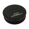 Holley GM Muscle Series Air Cleaner - Satin Black Machined - 120-220