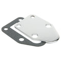 Mr. Gasket Fuel Pump Block Off Plate - Chrome - 1515