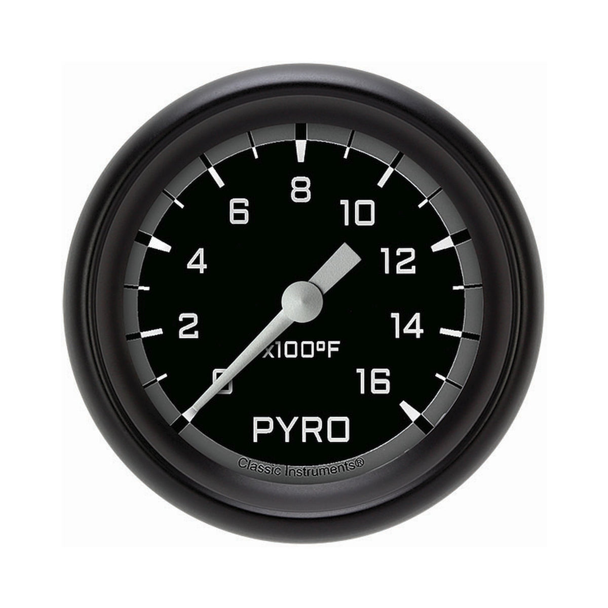 Classic Instruments Autocross Gray 2-5/8" Exhaust Gas Tempature Gauge - AX398GBPF