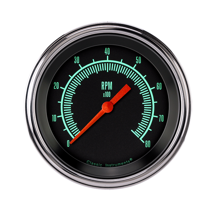 Classic Instruments G/Stock 3-3/8" Tachometer Gauge - GS80SLF