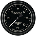 Classic Instruments Moal Bomber 2-5/8" Boost/Vac Gauge - MA341BLF