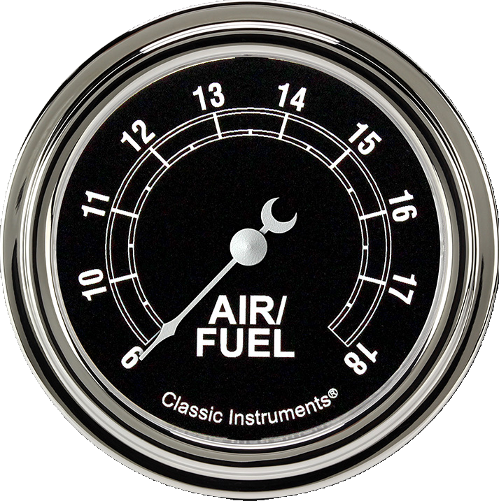 Classic Instruments Traditional 2-5/8" Air Fuel Ratio Gauge - TR394SLF