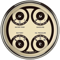 Classic Instruments Nostalgia VT 4-5/8" Quad Gauge - NT31SLC
