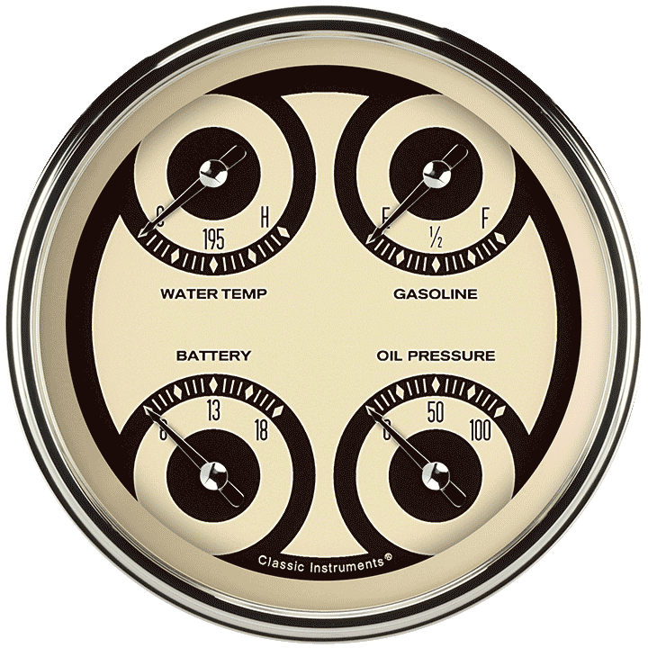 Classic Instruments Nostalgia VT 5" Quad (0-30 Ohm) - NT31SLF