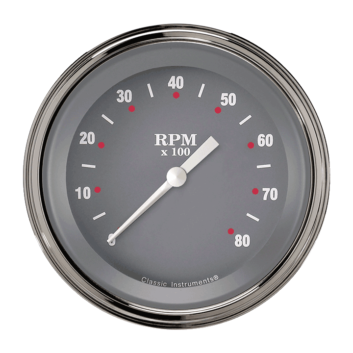 Classic Instruments SG Series 3" Tachometer Gauge (8000 RPM) - SG80SLC