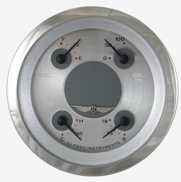 Classic Instruments All American 3-3/8" Quad Gauge - AW73SRC