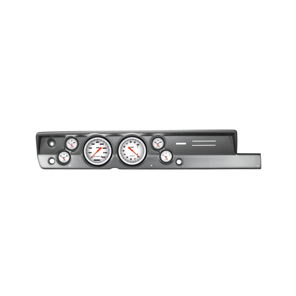 Classic Instruments 1967-69 Plymouth Barracuda Velo White Six Gauge Set Mopar - CDPB67VSW51BA