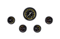Classic Instruments AutoCross Yellow 3-3/8" Speedo w/ 2-1/8" Fuel/Oil/Temp/Volt - AX00YBPF