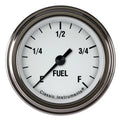 Classic Instruments White Hot 2-1/8" Fuel Level Gauge - WH109SLF