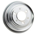 Mr. Gasket Chrome Crankshaft Pulley - Triple Groove - 4961G
