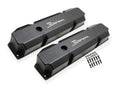 Holley Sniper Valve Cover - Fabricated Aluminum - Chrysler BB - Short Bolt - Black - 890005B