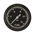 Classic Instruments Autocross Gray 2-5/8" Fuel Pressure Gauge (15 PSI) - AX345GBLF