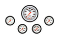 Classic Instruments Velocity White Five Gauge Set - VS365WBLF