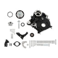 Holley Godzilla High-Mount Accessory Drive - OE Oiling System - Base Kit - Black - 20-300BK