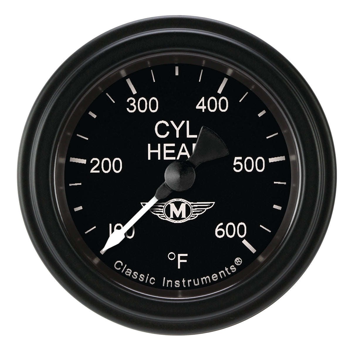 Classic Instruments Moal Bomber 2-1/8" Cylinder Head Tempature Gauge - MA197BLF
