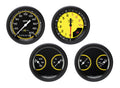 Classic Instruments AutoCross Yellow Four Gauge Set - AX05YBPF